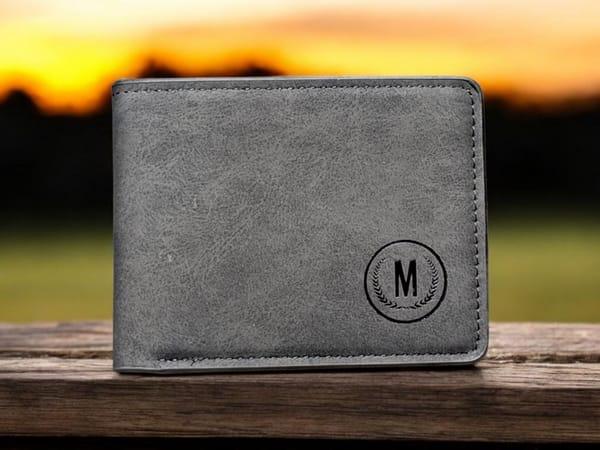 Mens Faux Leather Wallet