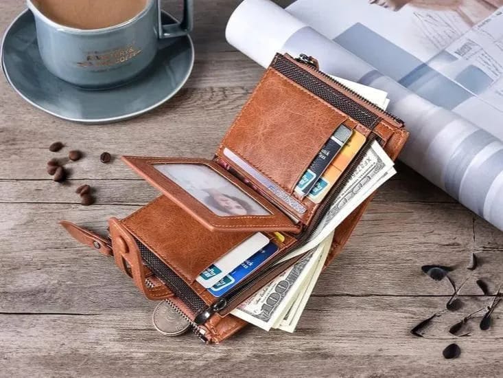 Mens multi colour Faux Leader wallet