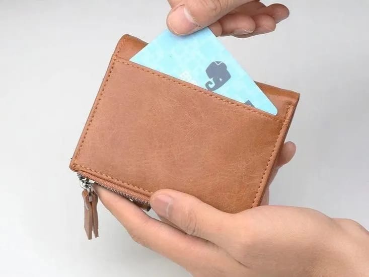 Mens multi colour Faux Leader wallet