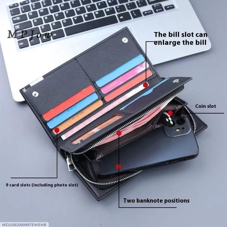 Unisex Faux Lather Wallet